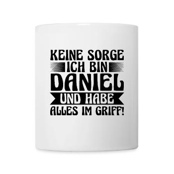 Prénom Daniel - Mug blanc - blanc - Devant