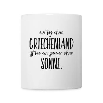 Funny Greek Saying Greece Gift - Mug - white - Front