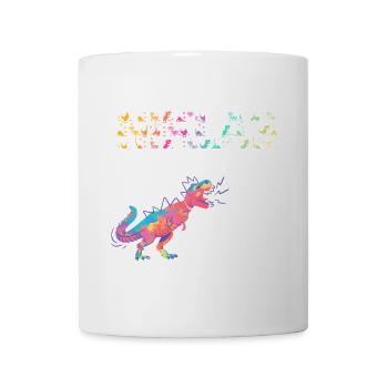 NIKLAS - Beautiful boy name with dinosaur - Mug - white - Front