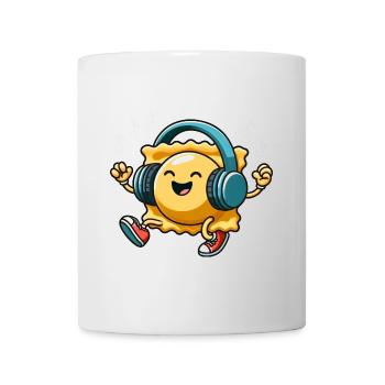 Ravioli Party feiern Musik Disco Techno Dance - Tasse - Weiß - Vorne