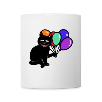Halloween Chat Chats Chat - Mug blanc - blanc - Devant