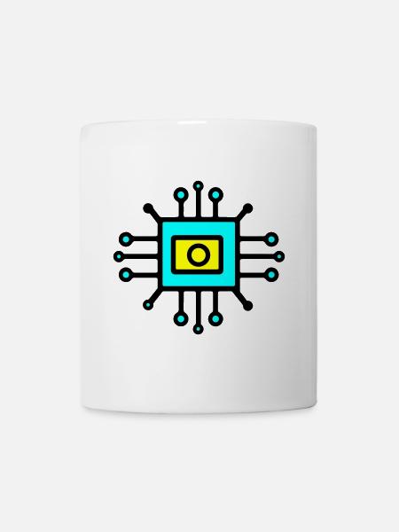 Chip Digital Computer Sensor - Tasse - Weiß