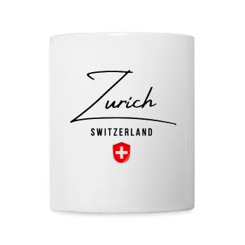 I Love Zürich, Zürich Schweiz - Tasse - Weiß - Vorne