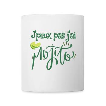 J'peux pas j'ai mojito - Mug blanc - blanc - Devant
