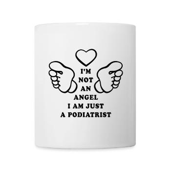 I'm not an angel I'm just a podiatrist - Mug - white - Front
