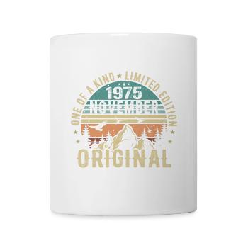 November 1975 Birthday Gift - November 1975 - Mug - white - Front