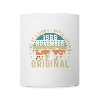 Novembre 1988 Cadeau d’anniversaire - Novembre 1988 - Mug blanc - blanc - Devant