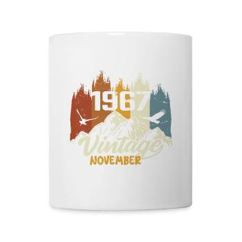 58e anniversaire - légendaire depuis novembre 1967 - Mug blanc - blanc - Devant