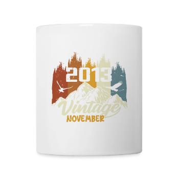 12e anniversaire - Légendaire depuis novembre 2013 - Mug blanc - blanc - Devant