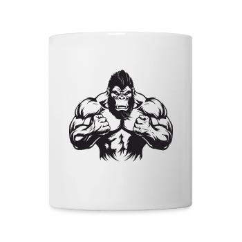 Gymnase d’entraînement Gorilla Muscles - Mug blanc - blanc - Devant