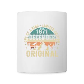Légendes Anniversaire Décembre 1971 Naissance Cadeau - Mug blanc - blanc - Devant