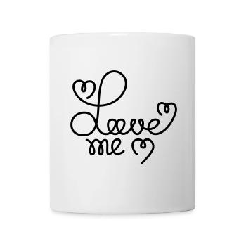Love Me - Tasse - Weiß - Vorne