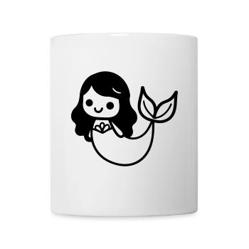 Meerjungfrau - Tasse - Weiß - Vorne