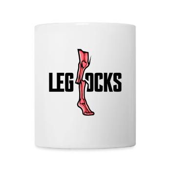 Leg Locks – Knochenhart und humorvoll - Tasse - Weiß - Vorne