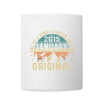 Geburtstagsgeschenk Januar 2015 - January 2015 - Tasse - Weiß - Vorne