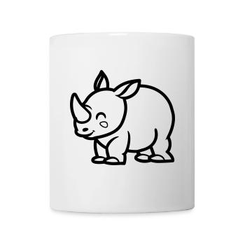Nashorn - Tasse - Weiß - Vorne