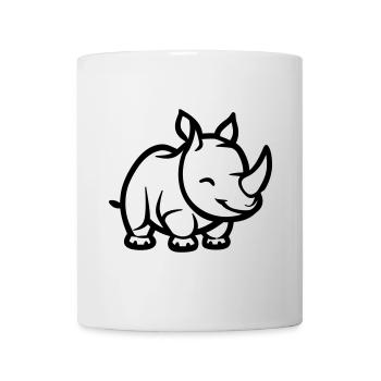 Nashorn - Tasse - Weiß - Vorne