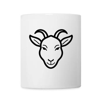 Bouc - Mug blanc - blanc - Devant