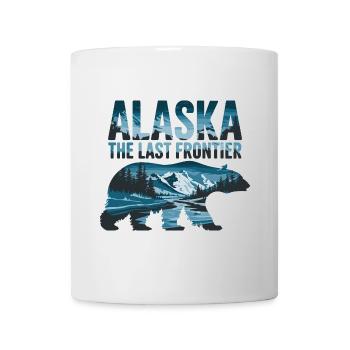 Alaska Last Frontier für einen Wanderer und - Tasse - Weiß - Vorne