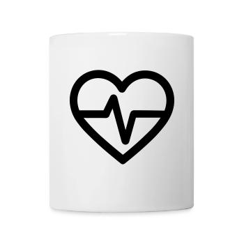 heartbeat - Mug - white - Front