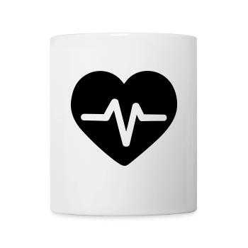heartbeat - Mug - white - Front