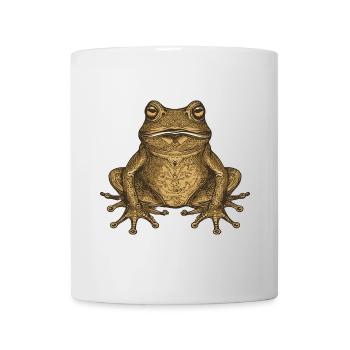 Frosch Porträt - Tasse - Weiß - Vorne