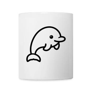 Delfin - Tasse - Weiß - Vorne