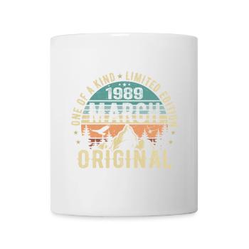 Legendary since March 1989 - birthday March 1989 - Mug - white - Front