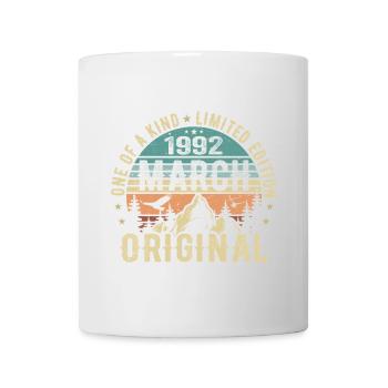 Légendaire depuis mars 1992 - anniversaire mars 1992 - Mug blanc - blanc - Devant