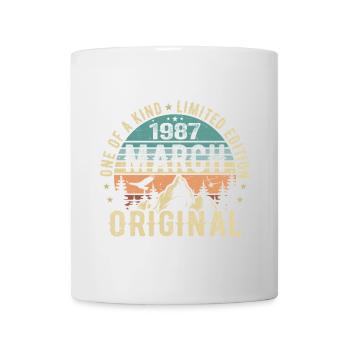 Legendary since March 1987 - birthday March 1987 - Mug - white - Front