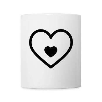 Herz - Tasse - Weiß - Vorne