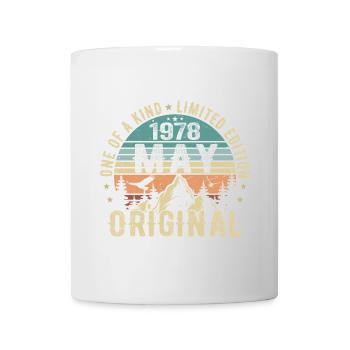 Legenden Mai 1978 Geburtstag Vintage Mai 1978 - Tasse - Weiß - Vorne