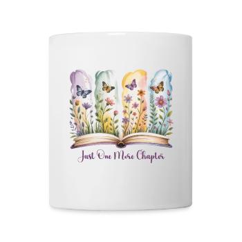 Adore Les Livres Fleurs Lectrice Femme - Tasse - Weiß - Vorne