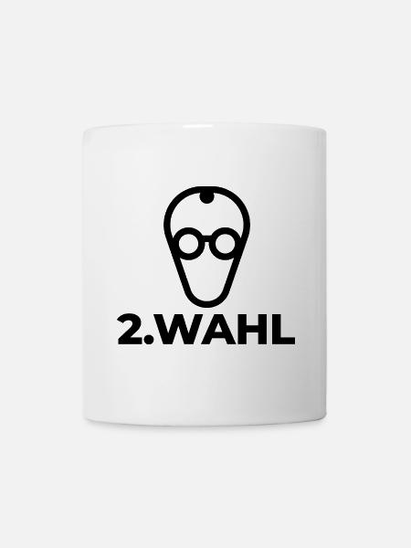Merz - 2. Wahl Kanzler - nein zu Merz - Tasse - Weiß