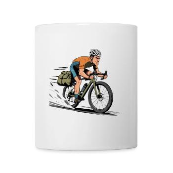 Cyclist Road Bike Bicycle Road Cyclist Bike - Mug - white - Front