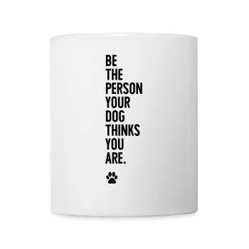 personne chien - Mug blanc - blanc - Devant