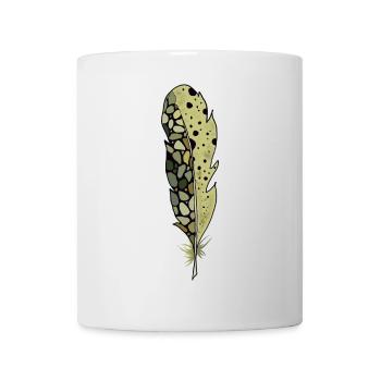 Feder Mosaik Naturkraft - Tasse - Weiß - Vorne