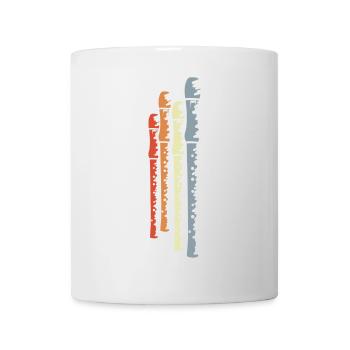 Retro flutes - Mug - white - Front