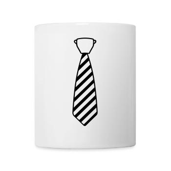 Tie - Mug - white - Front