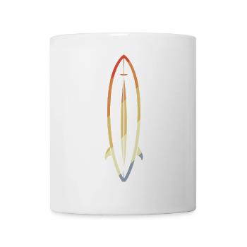 Surfboard Sketch Vintage - Mug - white - Front