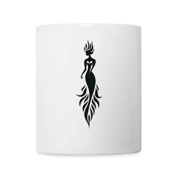 Sirène de feu mystique - Mug blanc - blanc - Devant