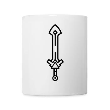 Schwert - Tasse - Weiß - Vorne