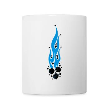 flammen - Tasse - Weiß - Vorne