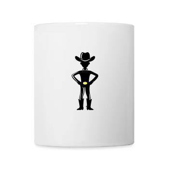Cowboy - Tasse - Weiß - Vorne