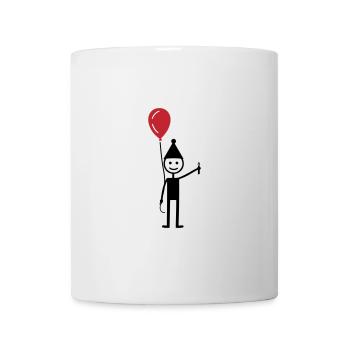 Geburtstag Ballon - Tasse - Weiß - Vorne