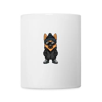 German Shepherd Winter - Mug - white - Front
