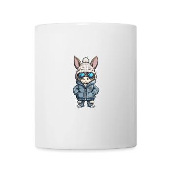 Donkey Winter Comic - Mug - white - Front