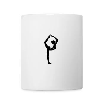 Yoga Art Perfect Balance as a Way of Life - Mug - white - Front