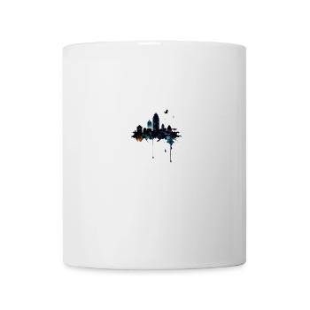 skyline,stadt,tinte,graffiti,urban - Tasse - Weiß - Vorne