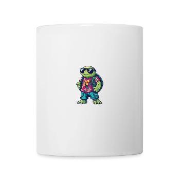 Turtle Comic Cool Summer - Mug - white - Front